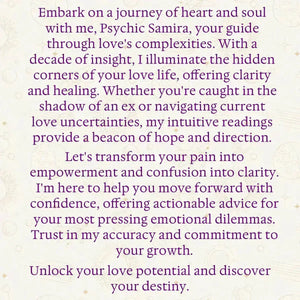 Full Psychic Reading by Samira thumbnail-image-6